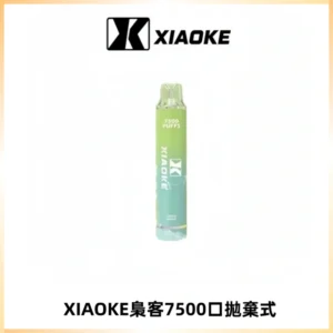 XIAOKE梟客7500Puffs跑馬燈拋棄式電子煙 可發光一次性